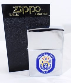 '02 SEALED USS VELLA GULF CG 72 ZIPPO