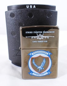 2004 SEALED KNIGHTHAWKS VFA-136 ZIPPO