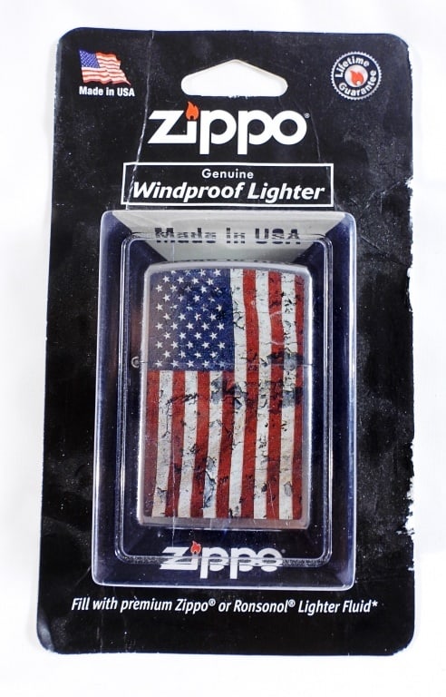 2014 SEALED AMERICAN DISTRESS FLAG ZIPPO (1 of 1)