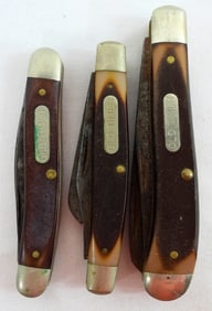 (3) OLD TIMER POCKET KNIVES
