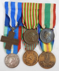 (6) FOREIGN MILITARY MEDALS / RIBBONS
