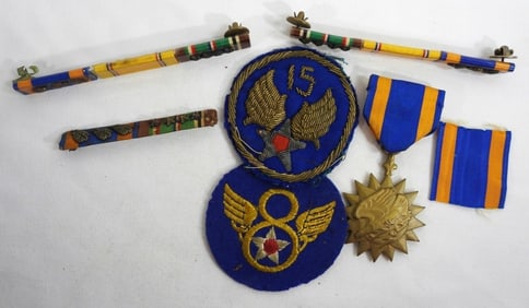 U.S. NAVY AIR MEDAL RIBBON & PATCHES