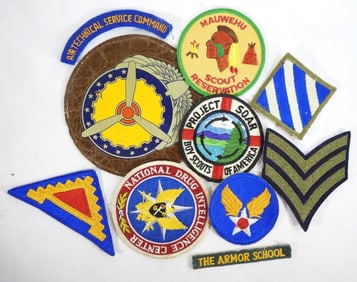 (10) MILITARY PATCHES / SERVICE PATCHES