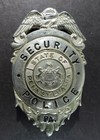 SECURITY POLICE PENNSYLVANIA BADGE