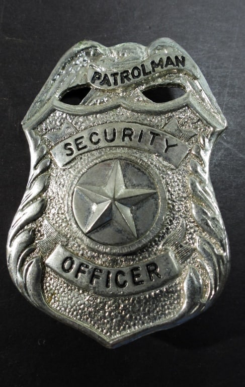 PATROLMAN SECURITY OFFICER BADGE (1 of 2)