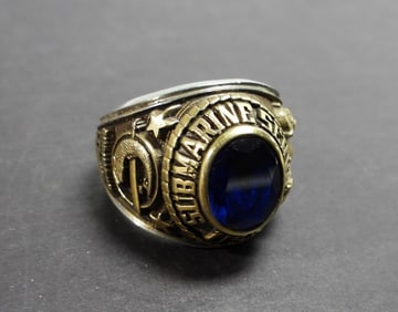USN SUBMARINE SERVICE RING