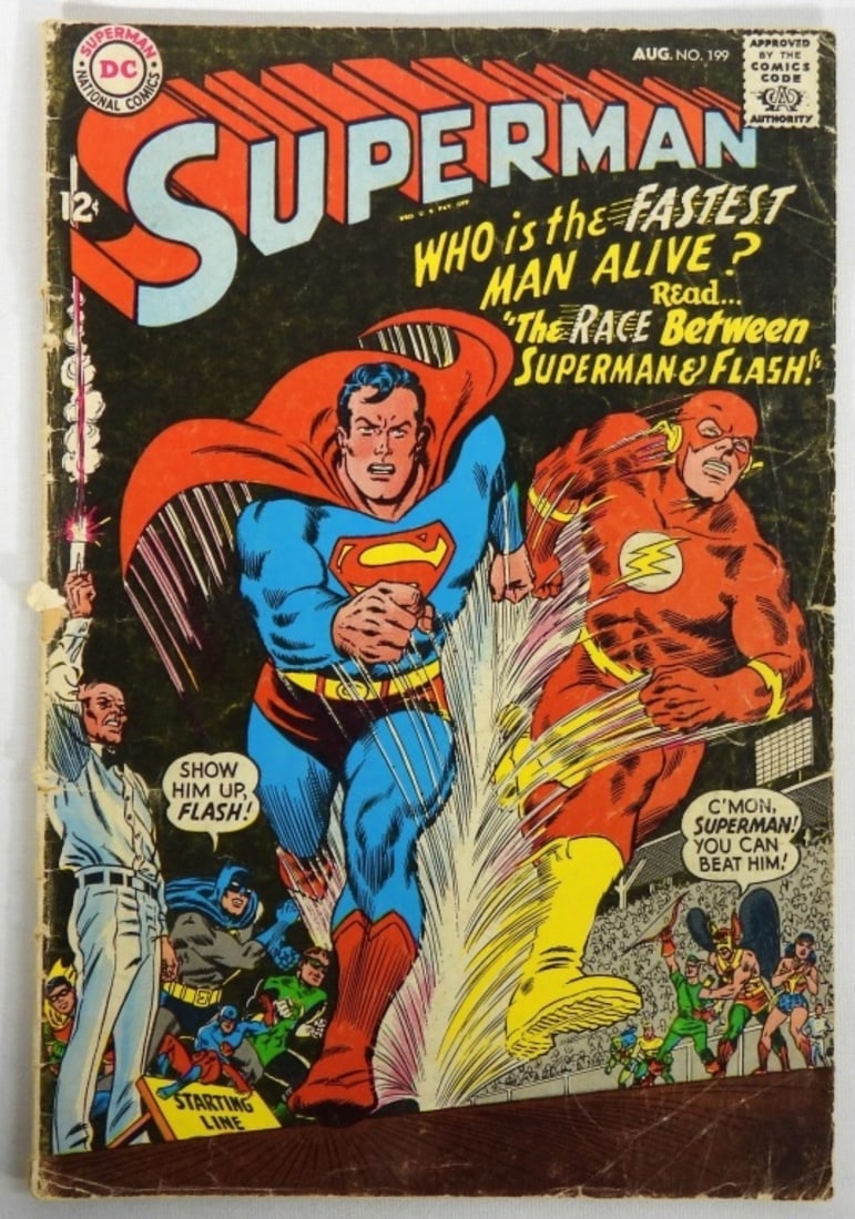 1967 SUPERMAN #199 DC COMICS - KEY (1 of 2)