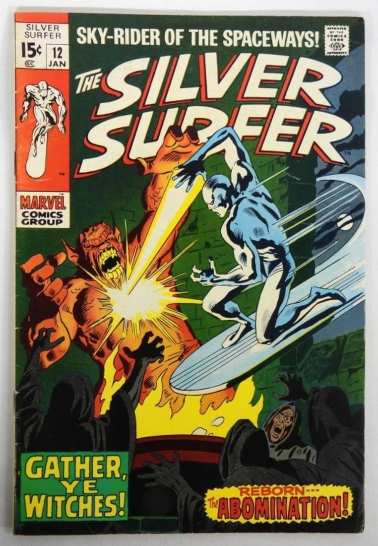 1970 SILVER SURFER #12 MARVEL COMICS (1 of 2)