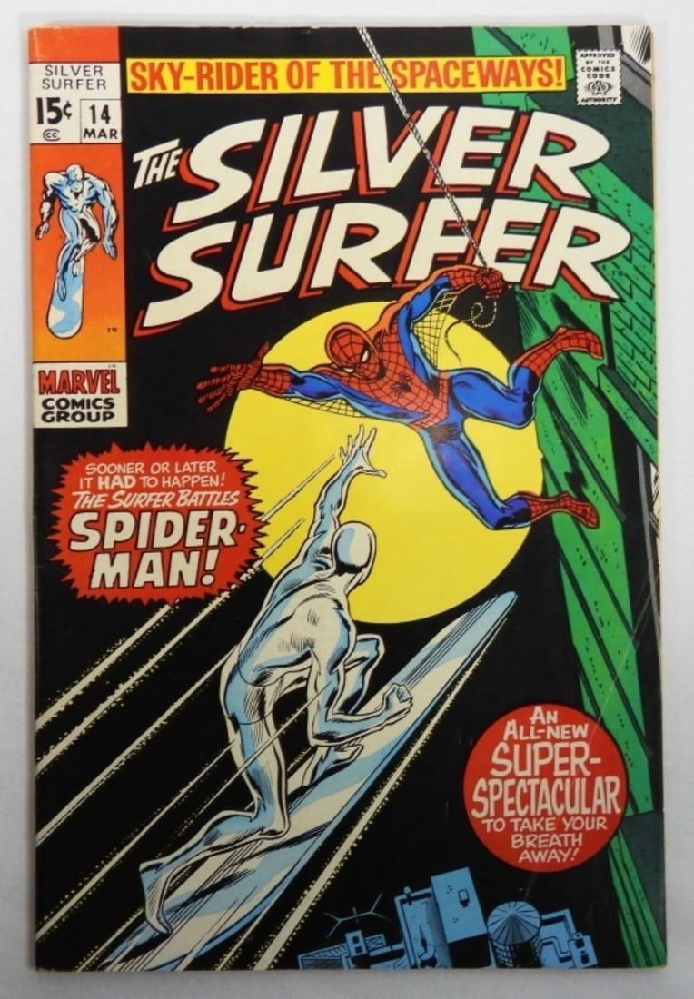 1970 SILVER SURFER #14 MARVEL COMICS (1 of 2)