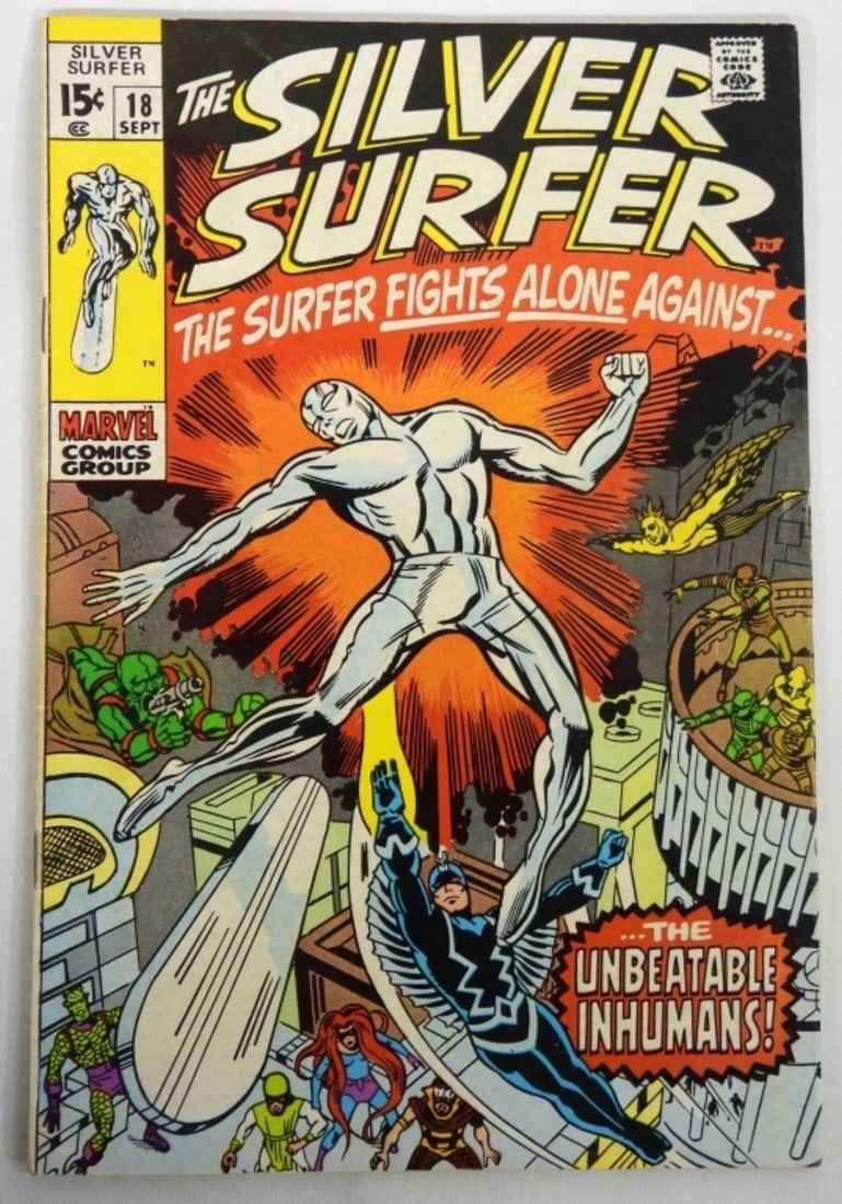 1970 SILVER SURFER #18 MARVEL COMICS (1 of 2)