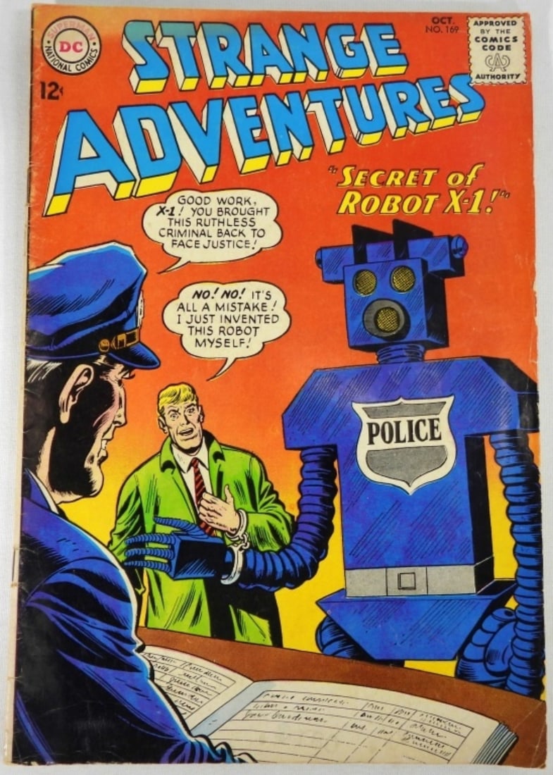 1964 STRANGE ADVENTURES #169 DC COMICS (1 of 2)