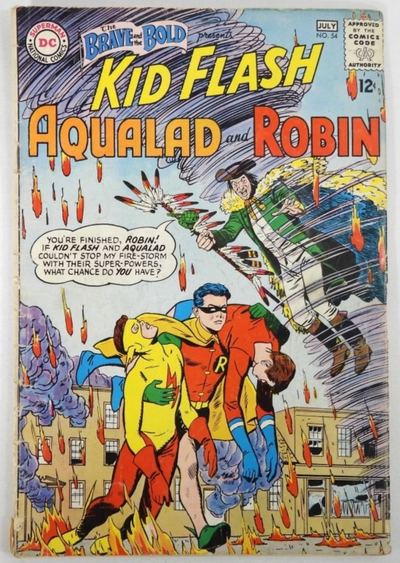 1964 KID FLASH BRAVE AND BOLD #54 DC (1 of 2)
