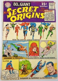 1965 SECRET ORIGINS DC COMICS #8