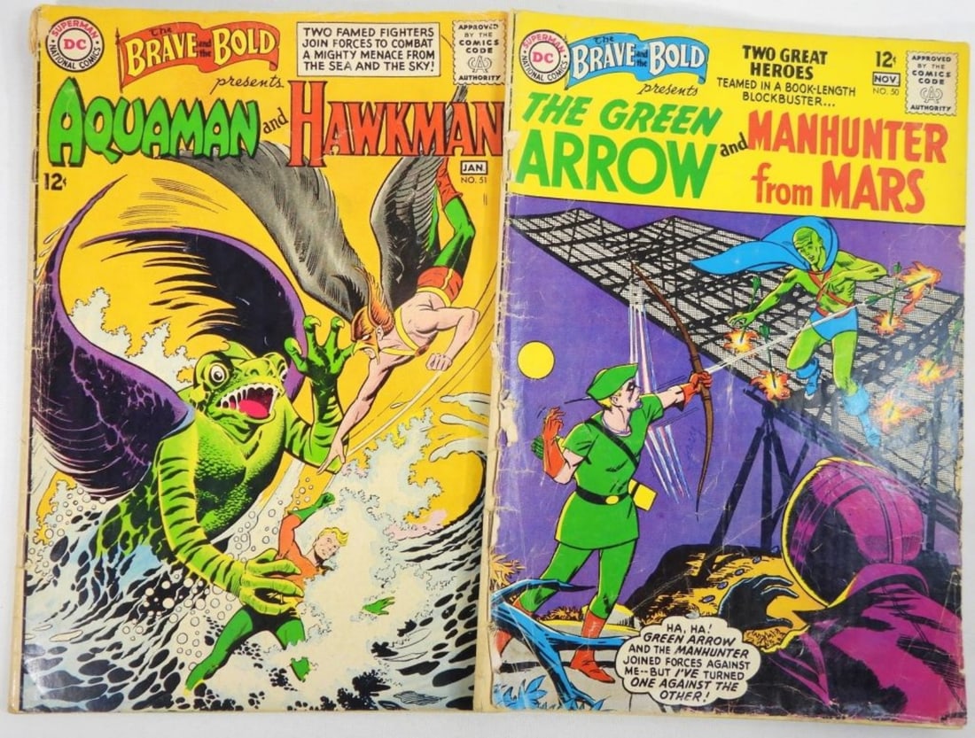 (2) 1964 DC BRAVE AND THE BOLD COMICS (1 of 3)