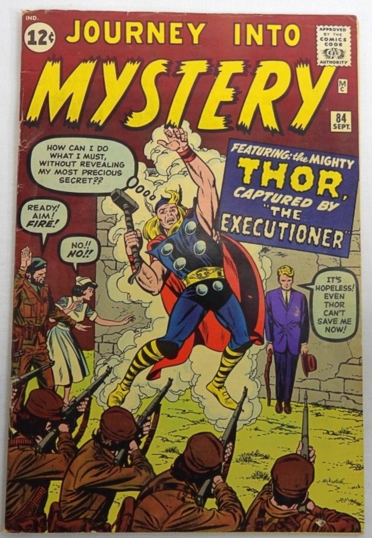1962 MARVEL JOURNEY INTO MYSTERY #84 SEPT. (1 of 3)
