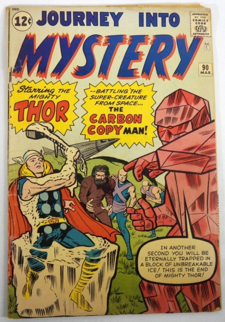 1963 MARVEL JOURNEY INTO MYSTERY #90 MAR: VG 1ST TEAM APP OF THE XARTANS, AN ALIEN RACE OF SHAPESHIFTERS