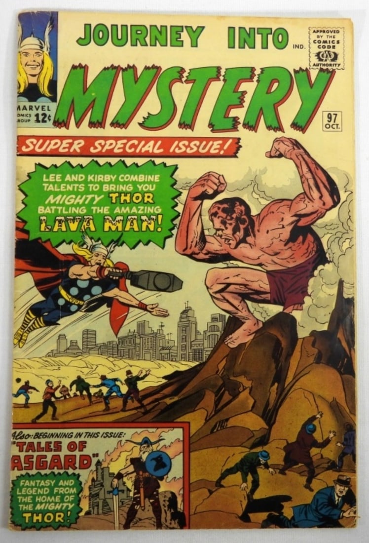 1963 MARVEL JOURNEY INTO MYSTERY #97 OCT.: VG ORIGIN OF ODIN