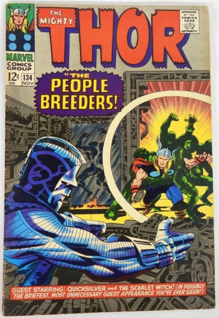 1966 MARVEL THE MIGHTY THOR # 134 NOV (1 of 2)