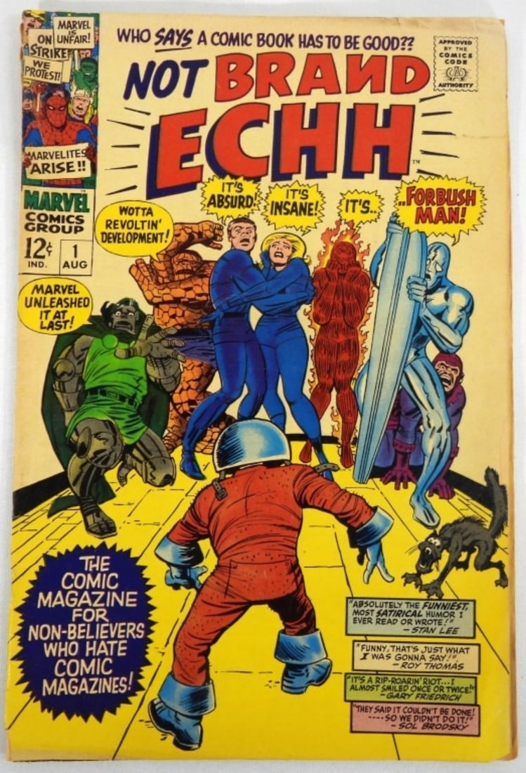 1967 NOT BRAND ECHH #1 MARVEL 12c (1 of 2)