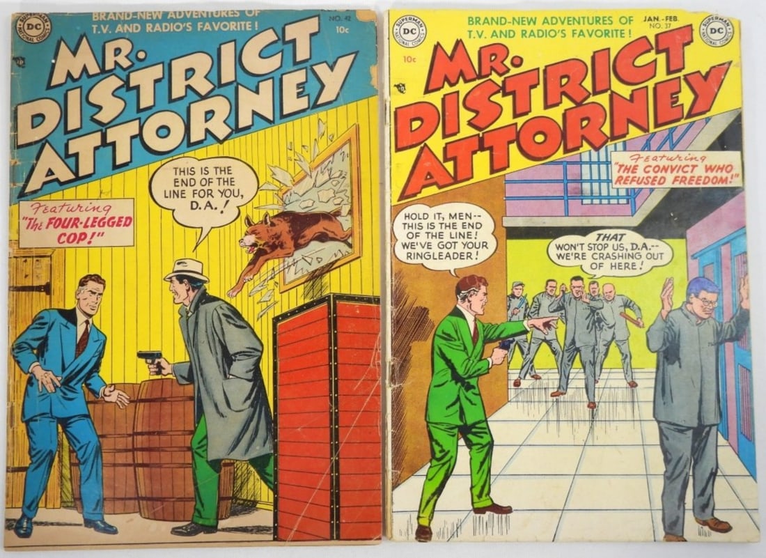 (2) Mr. DISTRICT ATTORNEY No 37 & No 42: GOOD / LESSER CONDITION