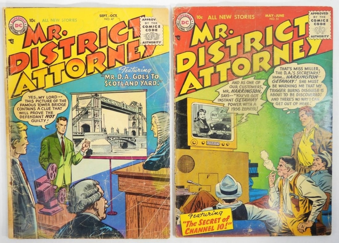 (2) Mr. DISTRICT ATTORNEY No 47 & No 51: LESSER CONDITION / GOOD