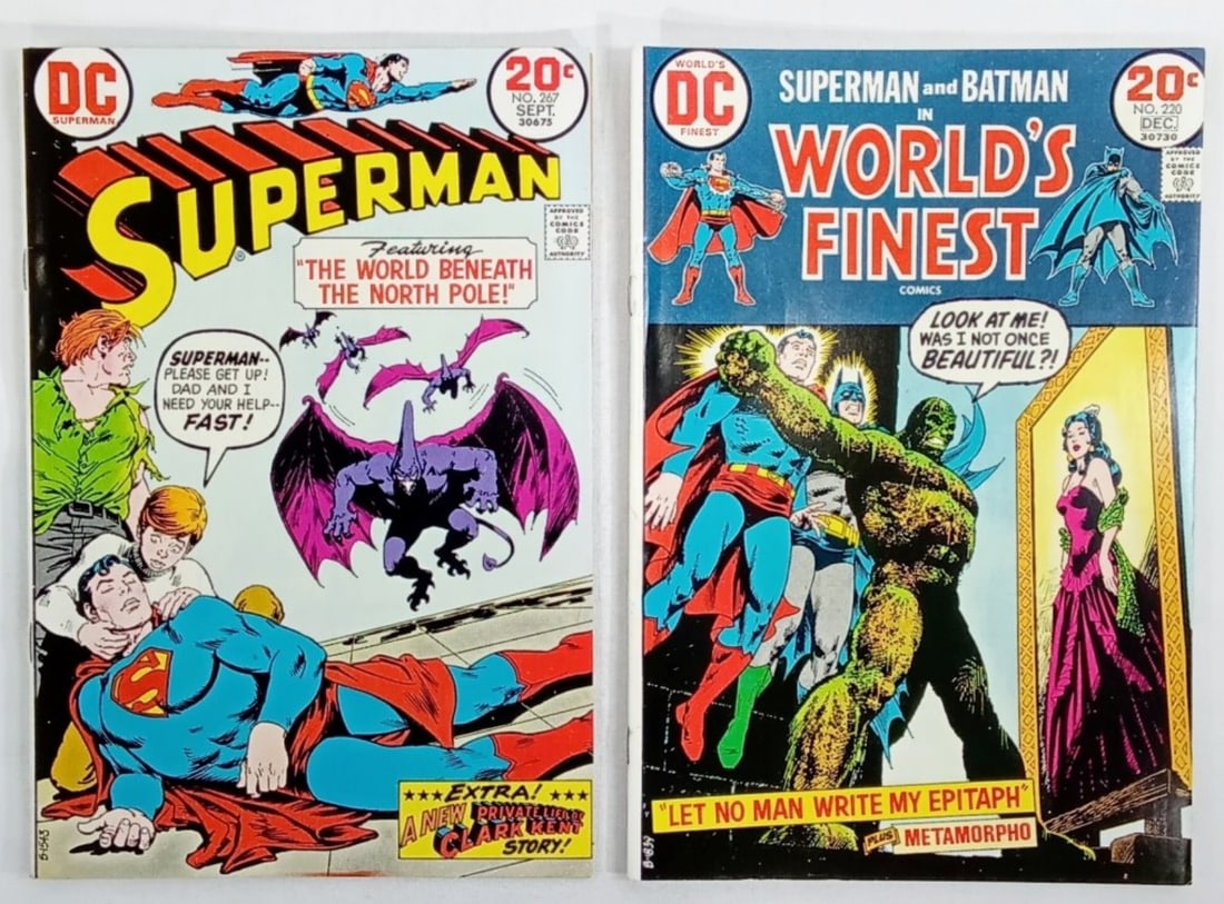 (2) 1973 DC COMICS: SUPERMAN #267 & (1 of 2)