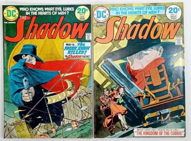 (2) 1973/74 "THE SHADOW" #2 & #3
