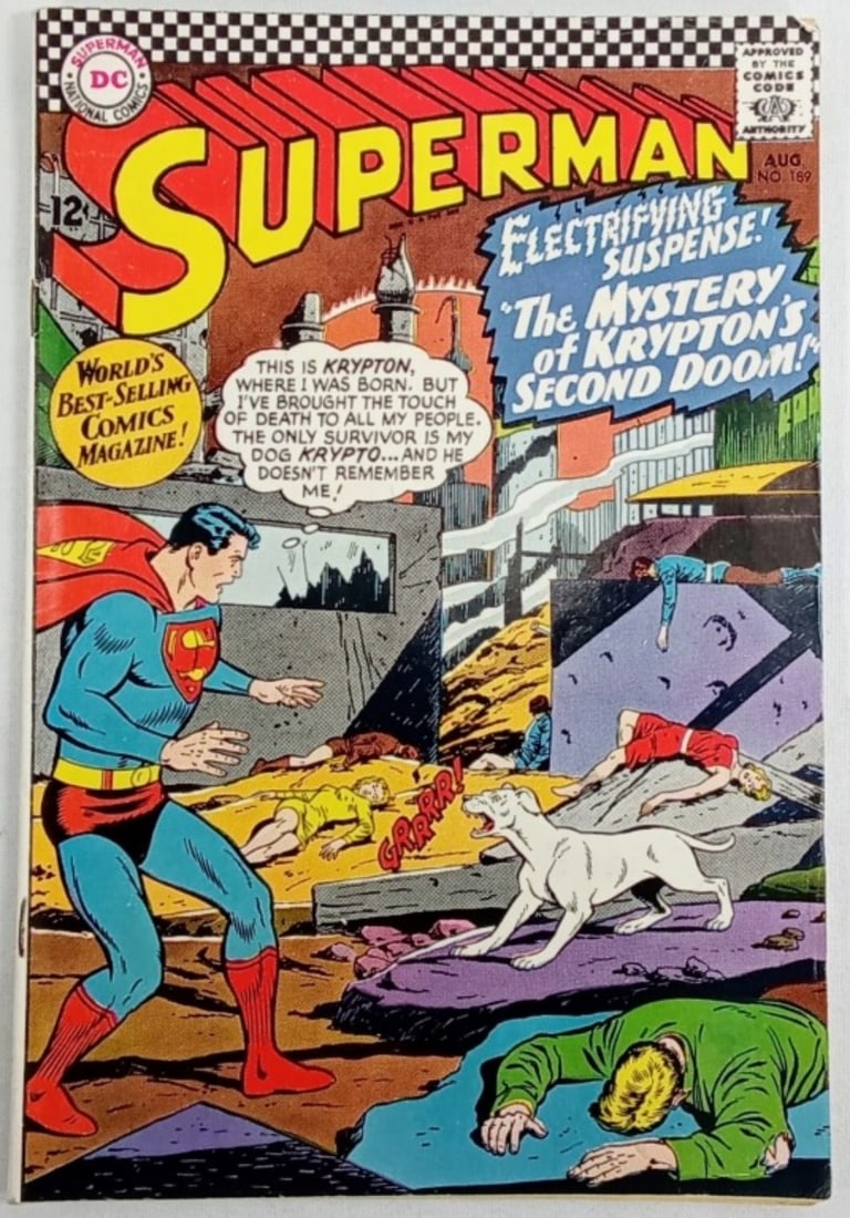 1966 SUPERMAN #189 DC COMICS (1 of 2)