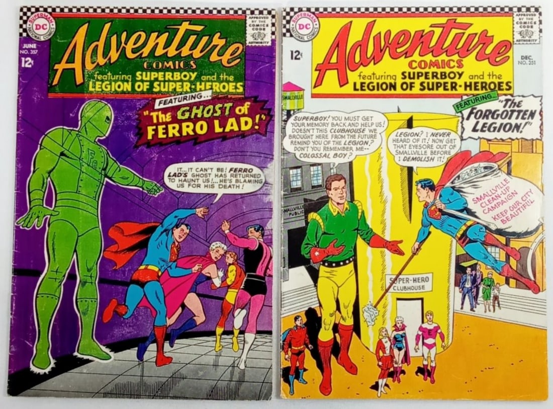 (2) ADVENTURE COMICS #351 & #357 (1 of 2)