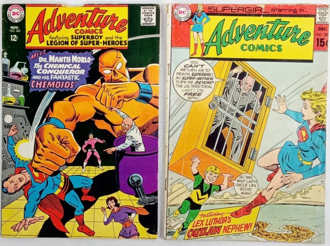 (2) ADVENTURE COMICS #362 & #387 (1 of 2)