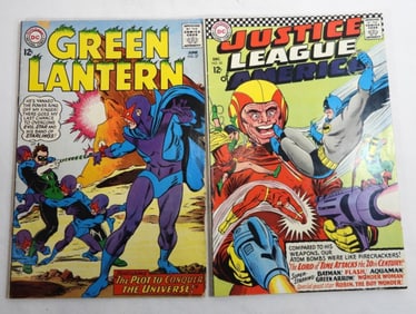 (2) DC JUSTICE LEAGUE #50 & GREEN LANTERN #37