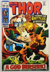 1969 MARVEL THE MIGHTY THOR #166 JULY