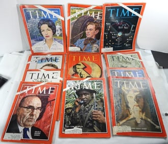 (11) 1960S TIME MAGAZINES