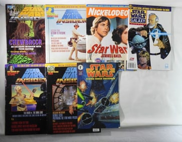 (7) STAR WAR MAGAZINES - '97 NICKELODEON