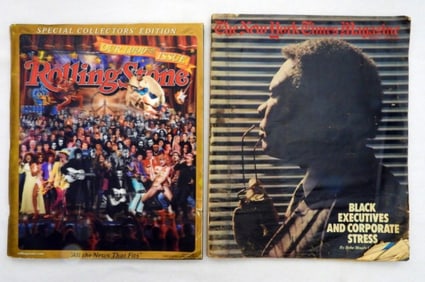 ROLLING STONE & THE NY TIMES MAGAZINES