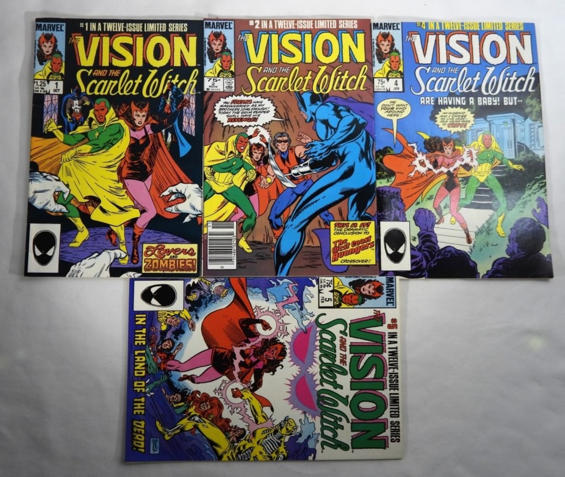 (9) MARVEL VISION SCARLET WITCH RUN (1 of 6)