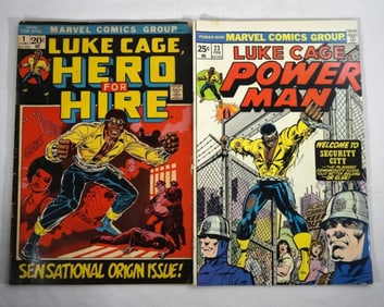 1972 LUKE CAGE #1 MARVEL & #23