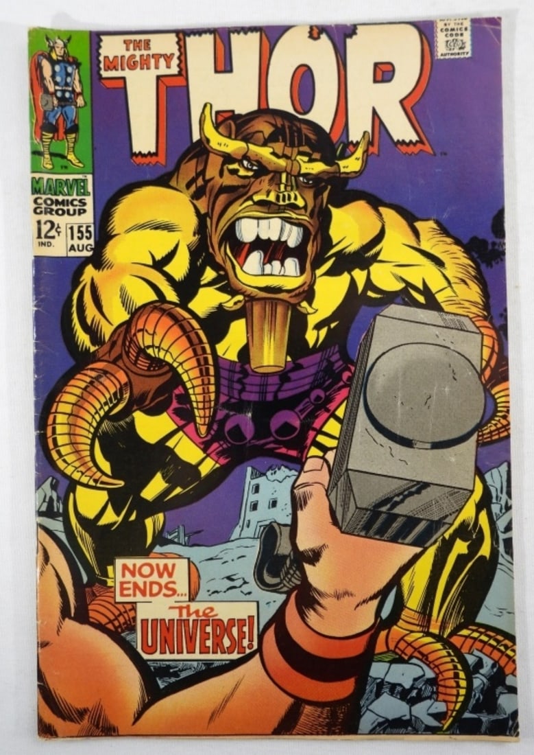 1968 MIGHTY THOR #155 MARVEL COMICS (1 of 2)