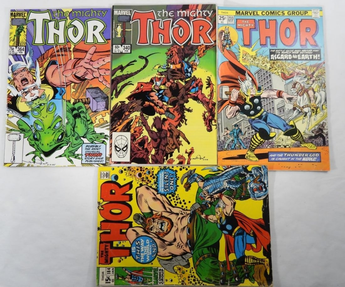 (4) MIGHTY THOR MARVEL COMIC LOT (1 of 2)