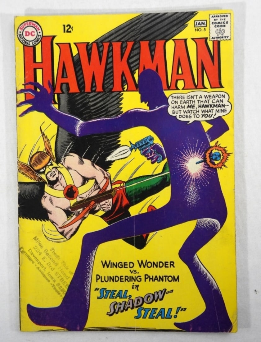 HAWKMAN #5 DC COMICS 1964 (1 of 2)