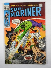 1971 SUB-MARINER #34 MARVEL COMICS