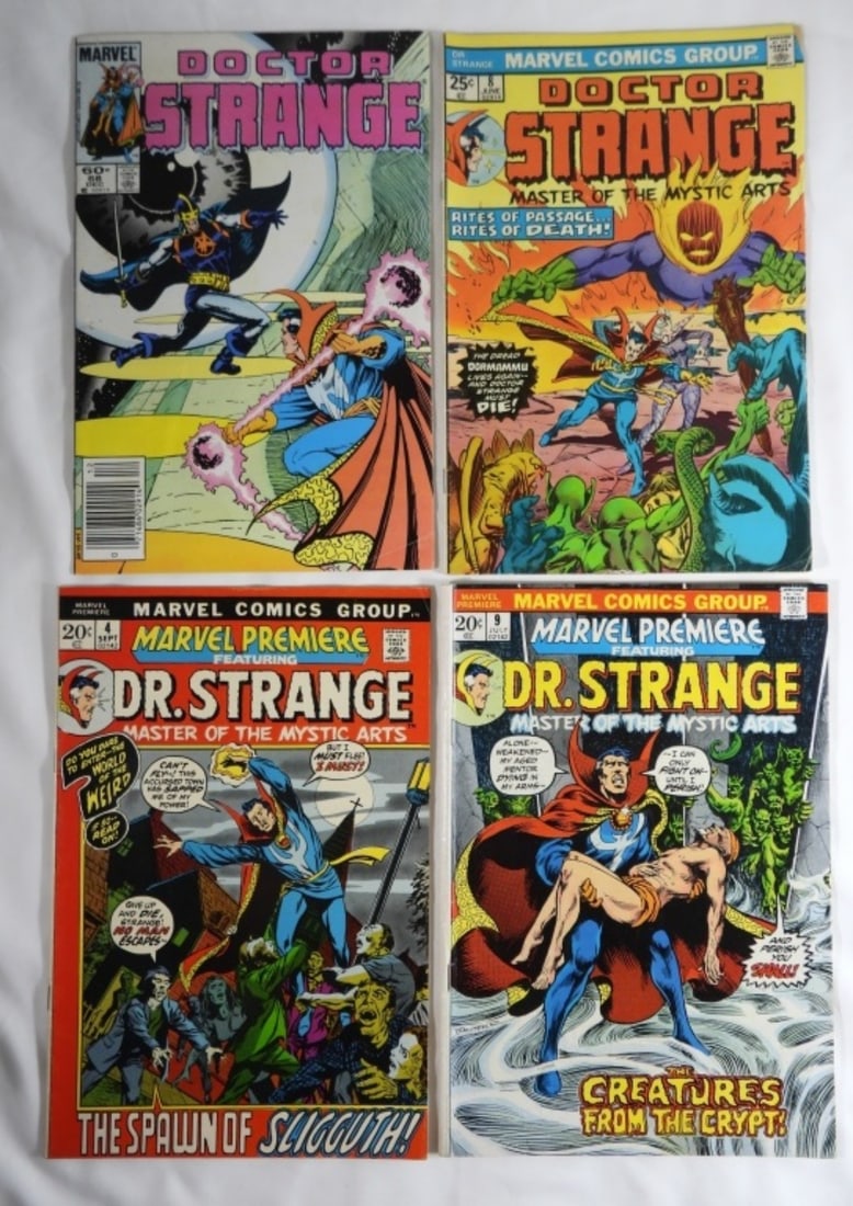 (4) DR. STRANGE MARVEL COMICS LOT (1 of 2)