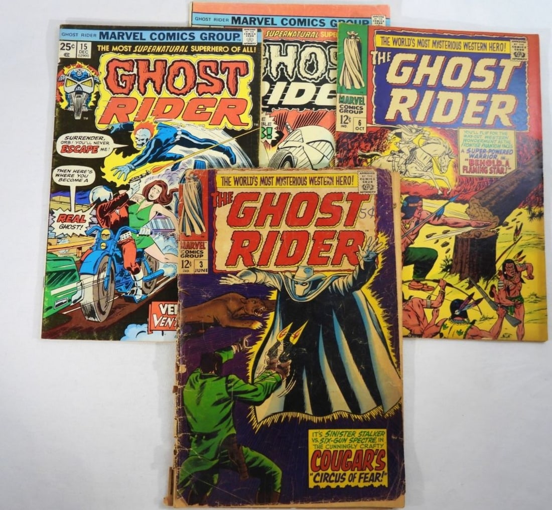 (4) MARVEL GHOST RIDER LOT - 12c ISSUES (1 of 2)