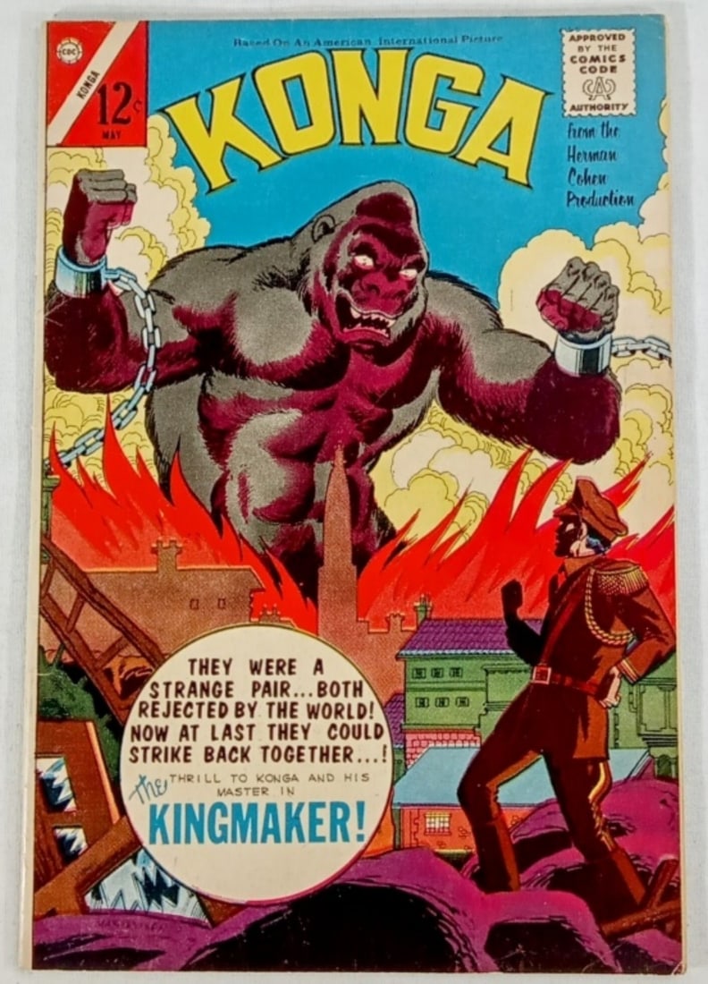 1965 CDC "KONGA" 12c COMIC ISSUE (1 of 2)