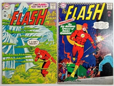 (2) 1966 DC THE FLASH #170/176