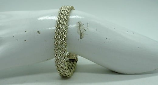 VTG STERLING 3 STRAND BRACELET