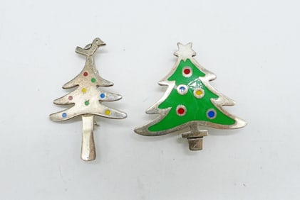 A&J HARVEY 925 MEXICO XMAS TREE PINS