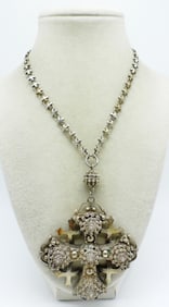 JERUSALEM SILVER 950 CROSS / CHAIN