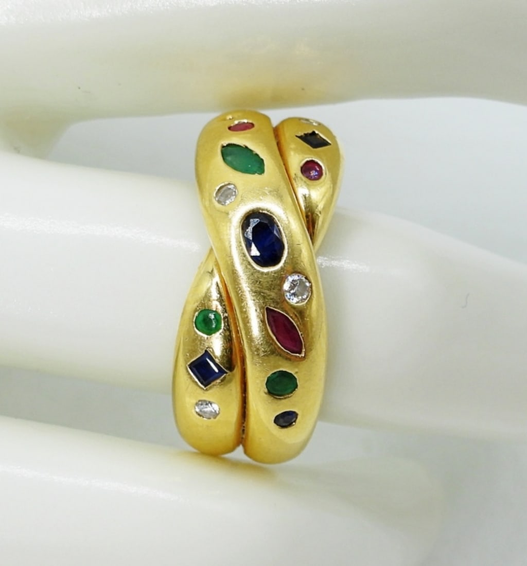 CHRISTIAN BERNARD No.82 18K GOLD RING (1 of 4)