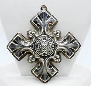 REED & BARTON 925 XMAS CROSS 1976